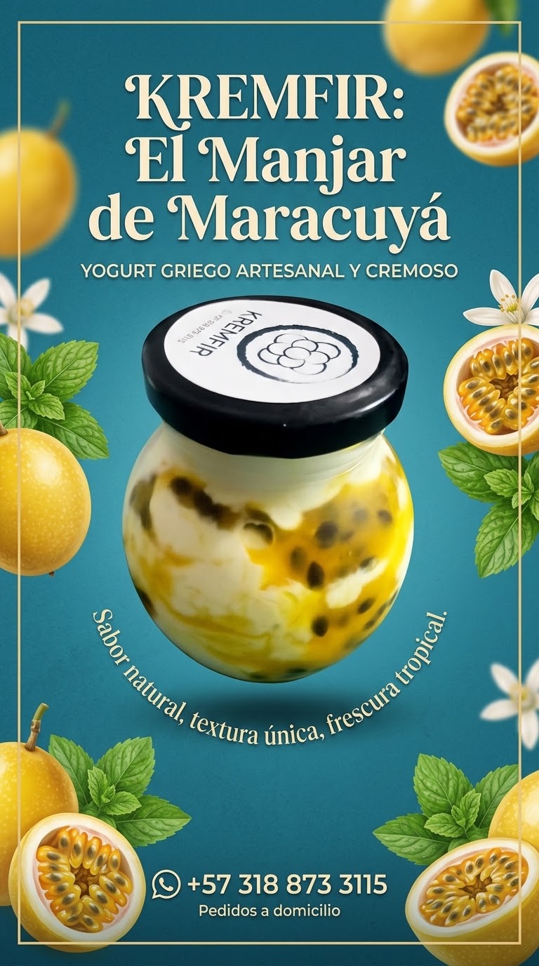 Yogurt Griego de Maracuyá